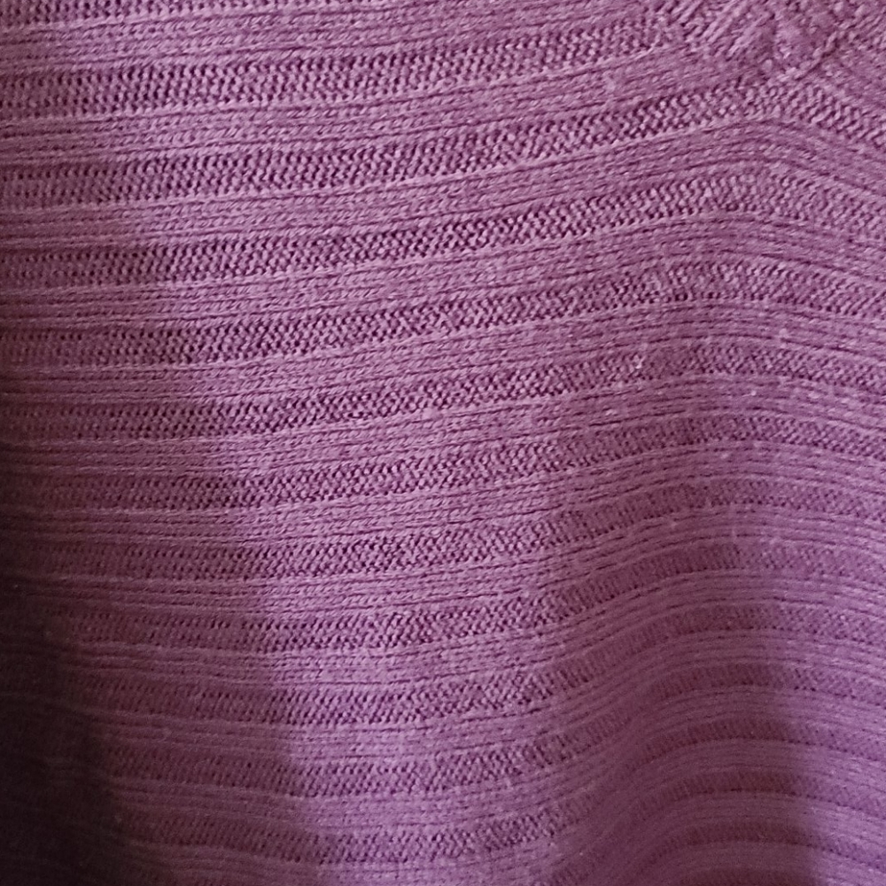 SOHO Mauve V-Neck Sweater XL - Picture 2 of 6